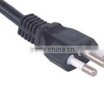 brazil power cord 3 pin ac power cord plug