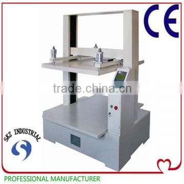 Touch screen paper tube compressive strength tester