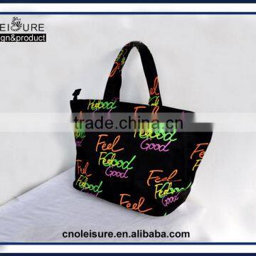 2015 China Manufactory Promotion OEM/ODM Lady's Folding Canvas Shopping Bag With Printing photo-2