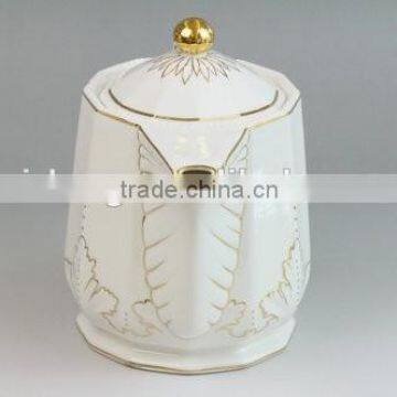 China Supplier Moka Pot, Ceramic Moka Pot New Design, White Ceramic Coffee Moka Pot photo-3