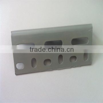 Slotted angle steel rack with accessories