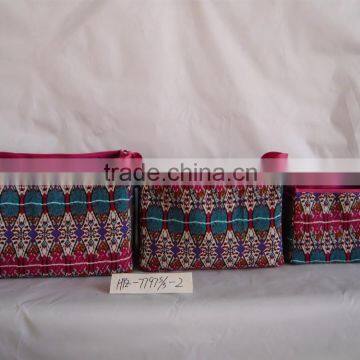 Paper Storage Basket With colorful printing Set Of 3 Size