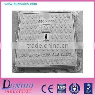 Cast Iron/Ductile Iron Square Manhole Cover EN 124 C 250