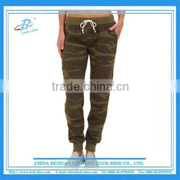 Women Navy Leisure Knitted Pants