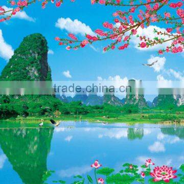 Chinese Wallpaper Chinoiserie Wallpaper Greatest Mountain Landscape Picture photo-2