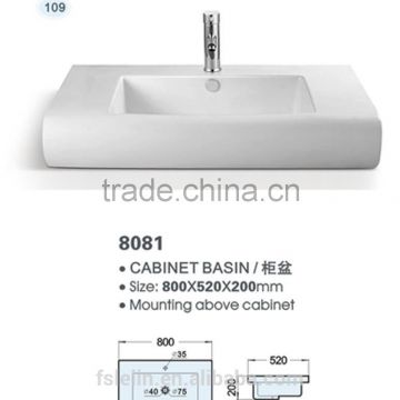 bathroom sink & eramic cabinet basin &bathroom vanities top LT-109