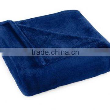 Plush Throw-Cobalt