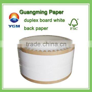 c2s duplex board white back duplex white board paper