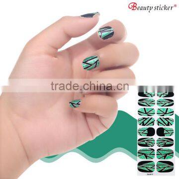 Hot Glass Nail Art Decoration Paper Sticker Wholesale Nail Wrap