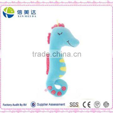 Plush Blue Seahorse Soft Stuffed Doll Toy