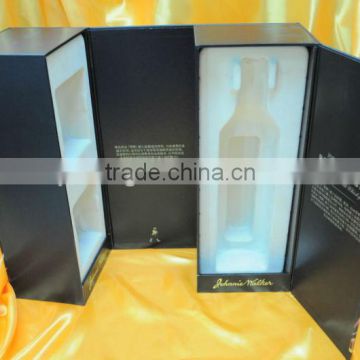 customized 2 glasses and 1 bottle package box