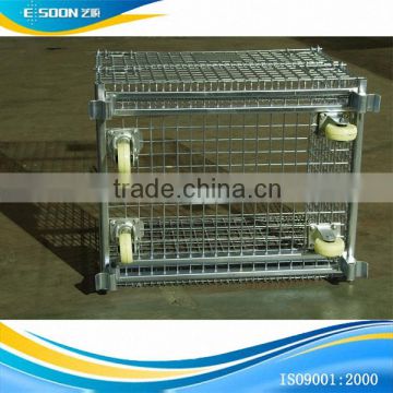 Box Wire Cage/wheel Metal Bin/pallet Cargo Trolley photo-4