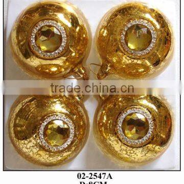 shiny ball home decoration glass ball ornaments