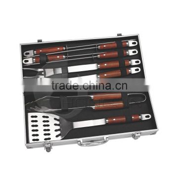 Hongjin 9PCS BBQ Set in Aluminum Case