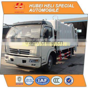 DONGFENG 4x2 small 6cbm compressed garbage truck 140hp hot sale for export