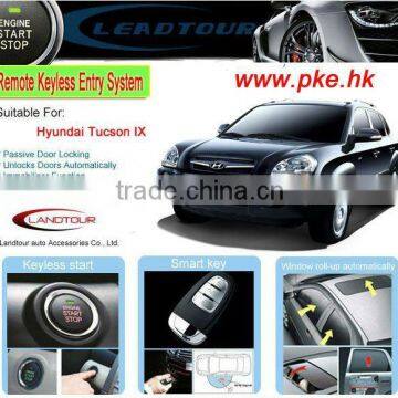 Remote car central locking system keyless entry pke car alarm security system for Hyundai Tucson IX IX35