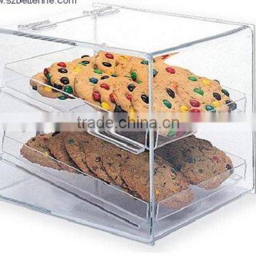 Customized antique acrylic train shaped candy tin box