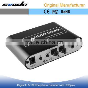 Mini 5.1 Audio Gear DTS / AC3 HD Digital Sound Decoder