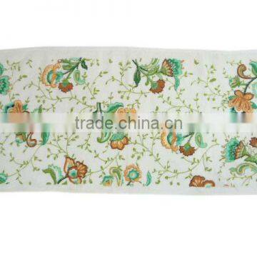 Colorful Flower Print Cotton Terry hand Towel