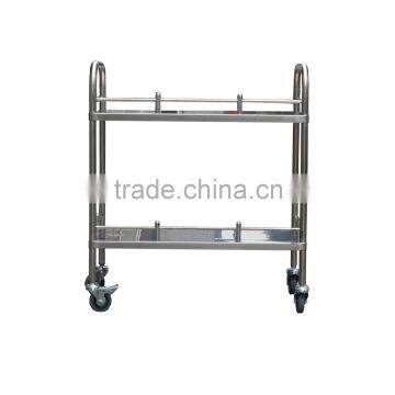 Hot Sale Moveable Hospital Stainless Steel Cart With Wheels photo-3