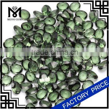 Wuzhou Loose Gemstone Oval 10 x 8 mm 149 # Green Spinel Gemstone photo-4