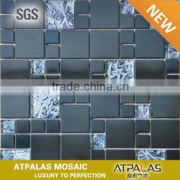 magic glass mix metel mosaic, popular in canadian tile market