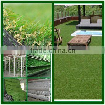 2013 Professional manufacturer garden artificial turf green color carpet and rug