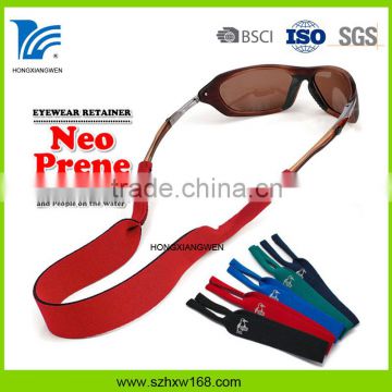 custom design fashionable hot sale neoprene sunglasses strap