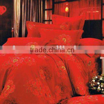 100%Cotton Microfiber Bridal Bedding Set