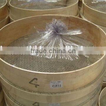 Soil Sifter With Wooden Frame is Large Round Garden Tool photo-2