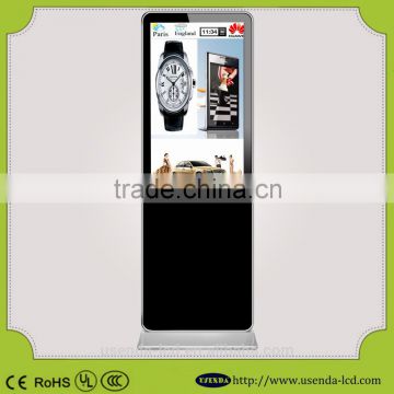 Factory free standing lcd advertising display