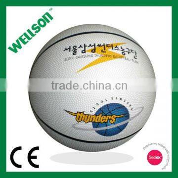 Team Logo Courtside Size 7 Outdoor Basketball