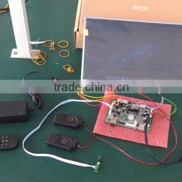 SKD frameless 19 inch TFT digital retail video loop LCD player module without housing