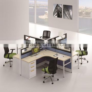 Morden office workstation for 4 people