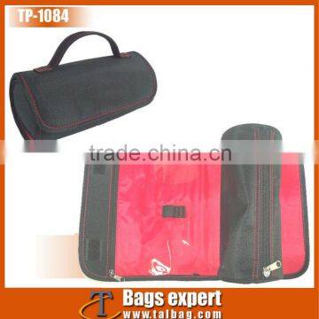 microfiber pvc brush bag ,cosmetic bag with pouch inside