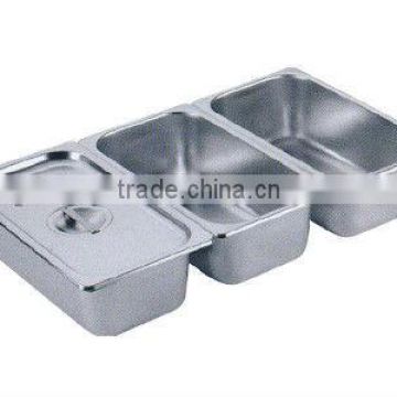 European Stainless steel gastronom pans