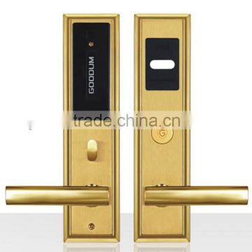 rf card operated lock with rf card hotel lock management system