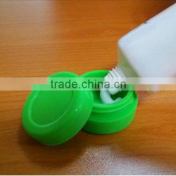 hot sale round small colored silicone cosmetic containers