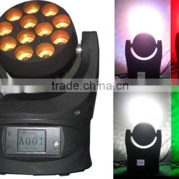 Newest 12x10w 4in1 Led Unlimited Rotation Moving Head Light photo-2