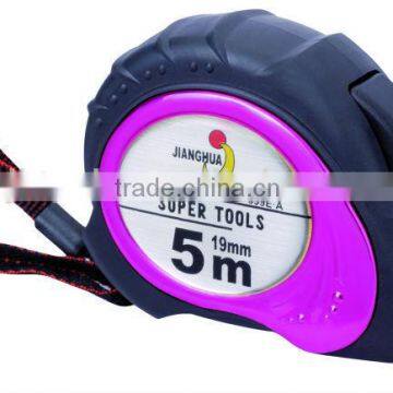 Double Side Embossed Tape Measure With Rubber Coated OEM Brand Steel Measuring Tape From CE ISO9001 BSCI Factory photo-5