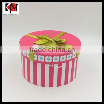 Custom Wholesale Paper Box Packaging Round Carton Box