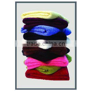 Cotton Solid Dyed Azo Free Square Bath Expanding Towel