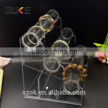 Free Standing Custom Clear Acrylic Jewelry Display Stand photo-6