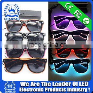 2016 Hot Sell EL Sunglasses For Events Supplies