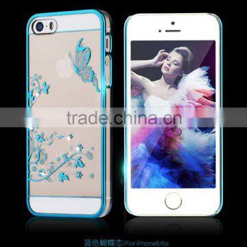 Soft Thin Tpu Popular 3D Crystal Beads Mobile Phone Case Cover for Ipone 6 Case