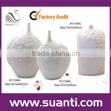 White flower carving polyresin Home Decorations