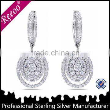 2014 wholesale rhinestone women fasion earring, rhinestone skull earrings