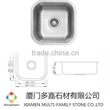 functional stainless steel sink undermount UD-07