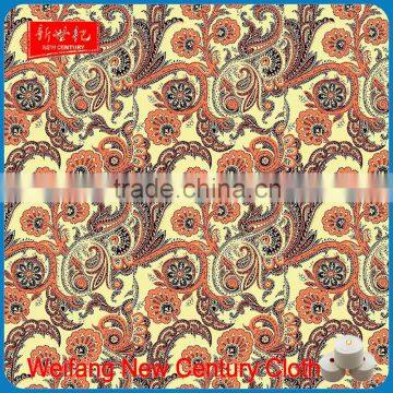 Oeko-Tex standard 100 30*30 68*68 57"/58" 115gsm viscose weaving printed rayon fabric