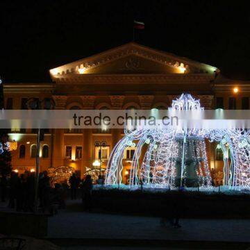 Best selling low profit 3D fountain motif street decoration light